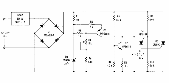 Regulador de 90 V con PUT
Regulador de 90 V con PUT