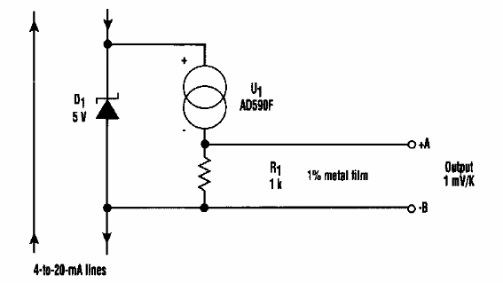 Sensor de temperatura de 4 a 20 mA
Sensor de temperatura de 4 a 20 mA