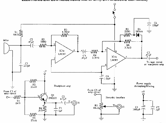 Preamplificador de bajo ruido
Preamplificador de bajo ruido