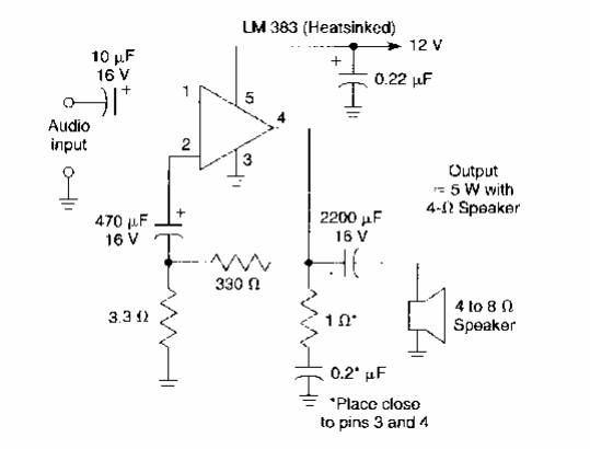 Amplificador para 12 V
Amplificador para 12 V