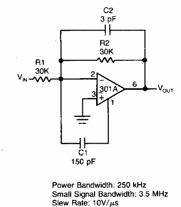 Amplificador rápido
Amplificador rápido
