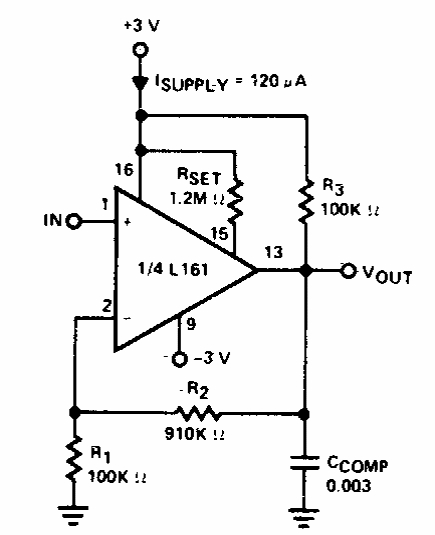 Amplificador de ganancia 10 con el L161
Amplificador de ganancia 10 con el L161