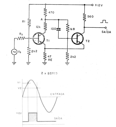 Schmitt trigger transistorizado
Schmitt trigger transistorizado