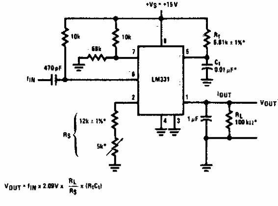Convertidor de frecuencia simple para tensión
Convertidor de frecuencia simple para tensión