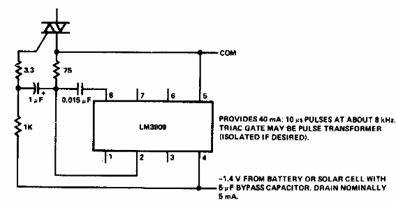 Triac disparador
Triac disparador