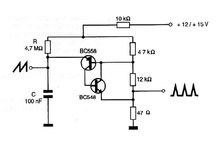 Relajación con transistor bipolar
Relajación con transistor bipolar