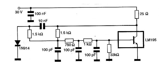 Oscilador de potencia de 1 MHz
Oscilador de potencia de 1 MHz