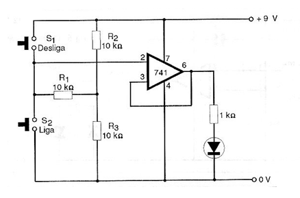 Biestable manual con 741 2
Biestable manual con 741 2