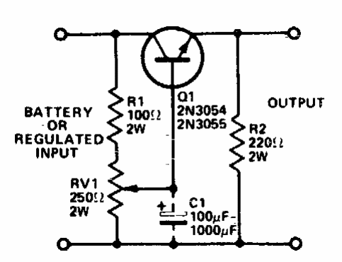 Regulador variable
Regulador variable