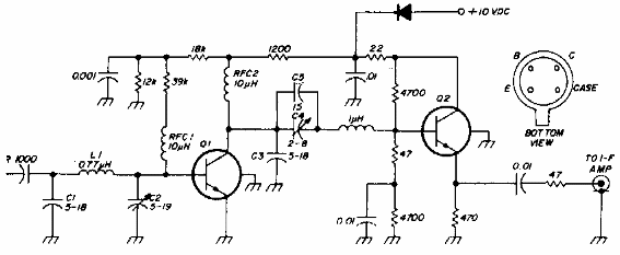 Preamplificador para 30 MHz
Preamplificador para 30 MHz