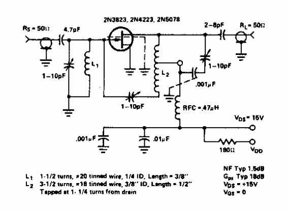 Amplificador de 200 MHz neutralizado
Amplificador de 200 MHz neutralizado