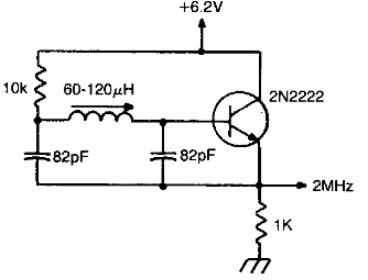 Oscilador de 2 MHz
Oscilador de 2 MHz