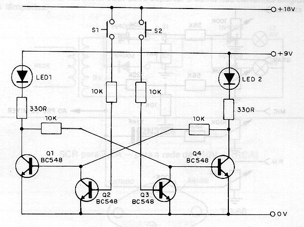 Biestable con transistores
Biestable con transistores