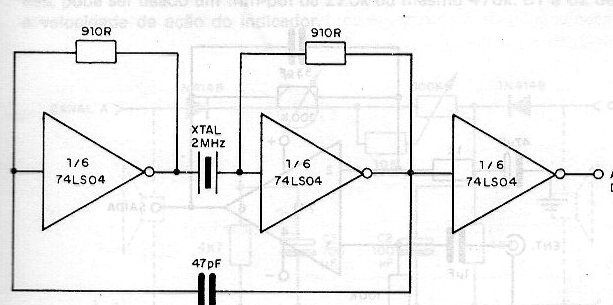 Oscilador de cristal de 2 MHz
Oscilador de cristal de 2 MHz