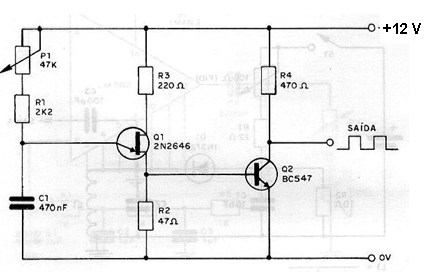 Oscilador rectangular con Unijuntura
Oscilador rectangular con Unijuntura