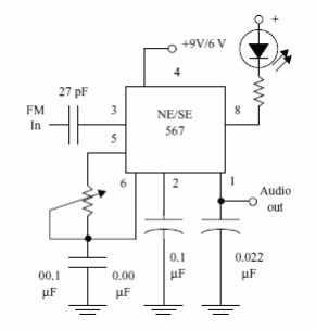Detector de FM LM567
Detector de FM LM567