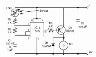 Fotocontrol de motor DC PWM
Fotocontrol de motor DC PWM