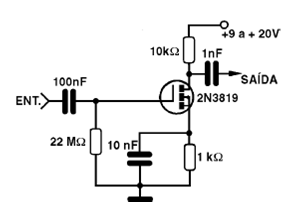 Amplificador RF con MOSFET
Amplificador RF con MOSFET