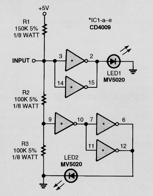 Sonda lógica CMOS
Sonda lógica CMOS