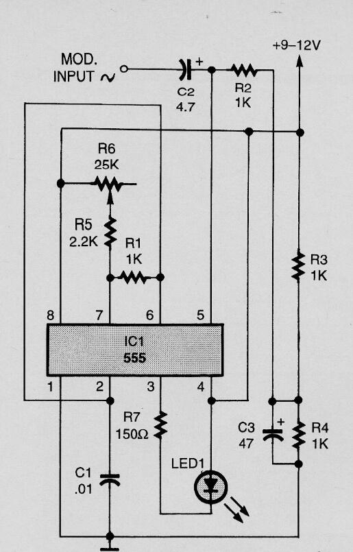 Modulador FM con el 555
Modulador FM con el 555