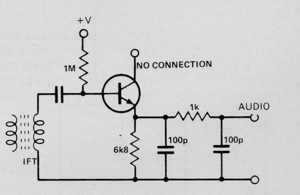 Transistor como detector
Transistor como detector