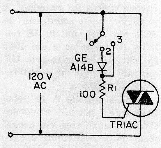Dos interruptores de potencia con Triac
Dos interruptores de potencia con Triac