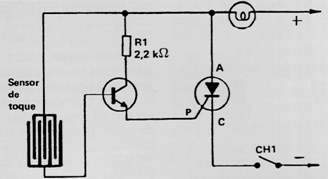 Sensor de toque con SCR
Sensor de toque con SCR