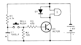 Temporizador de timbre de 6 V
Temporizador de timbre de 6 V