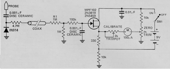 Voltímetro RF
Voltímetro RF