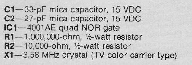 Oscilador XTAL CMOS
Oscilador XTAL CMOS