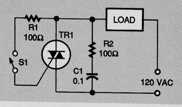 Interruptor de potencia con Triac
Interruptor de potencia con Triac