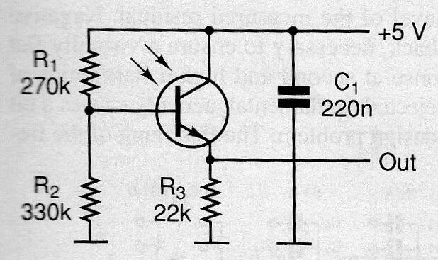 Receptor con fototransistor
Receptor con fototransistor
