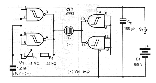 Generador de sonido y Ultrasonido
Generador de sonido y Ultrasonido
