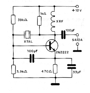 Oscilador XTAL 4 a 100 MHz
Oscilador XTAL 4 a 100 MHz