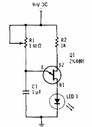 Pulsador LED Unijuntura
Pulsador LED Unijuntura