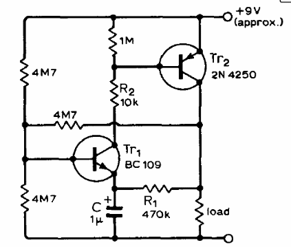 Pulsador Astable de 2 Hz
Pulsador Astable de 2 Hz
