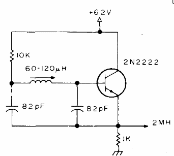 Oscilador de 2 MHz
Oscilador de 2 MHz