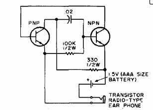 Oscilador de prueba de transistor
Oscilador de prueba de transistor