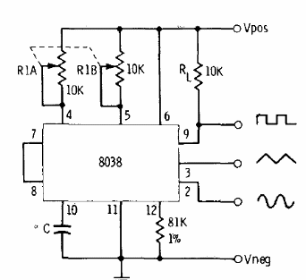 Generador de funciones de 90 Hz a 900 Hz con 8038
Generador de funciones de 90 Hz a 900 Hz con 8038