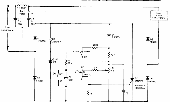 Reductor 220 V a 110 V sin transformador
Reductor 220 V a 110 V sin transformador