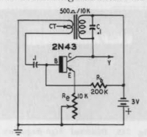 Oscilador transistorizado antiguo
Oscilador transistorizado antiguo