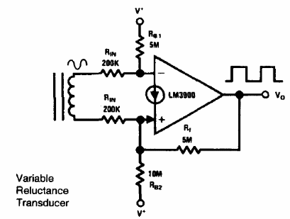 Amplificador para sensor de reluctancia variable
Amplificador para sensor de reluctancia variable