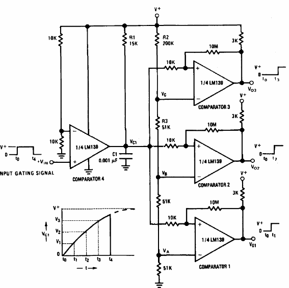 Generador de retardo de tiempo con el LM139
Generador de retardo de tiempo con el LM139