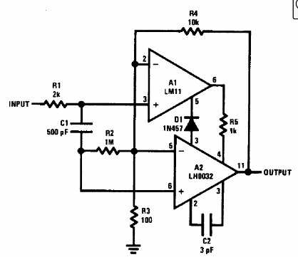 Amplificador X100 con LM11
Amplificador X100 con LM11