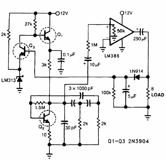 Generador sinusoidal
Generador sinusoidal