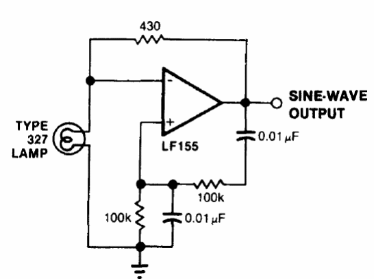 Generador sinusoidal LF155
Generador sinusoidal LF155