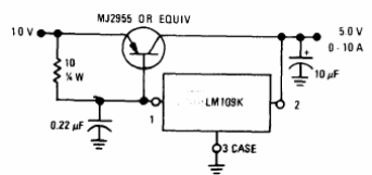 Regulador 5 V x 10 A LM109
Regulador 5 V x 10 A LM109