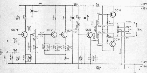 Amplificador de coche de 12 W con transistores de germanio
Amplificador de coche de 12 W con transistores de germanio
