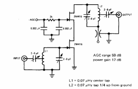 Amplificador para 200 MHz
Amplificador para 200 MHz
