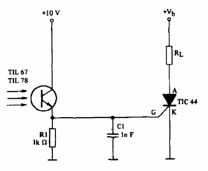 Relé de luz con SCR
Relé de luz con SCR